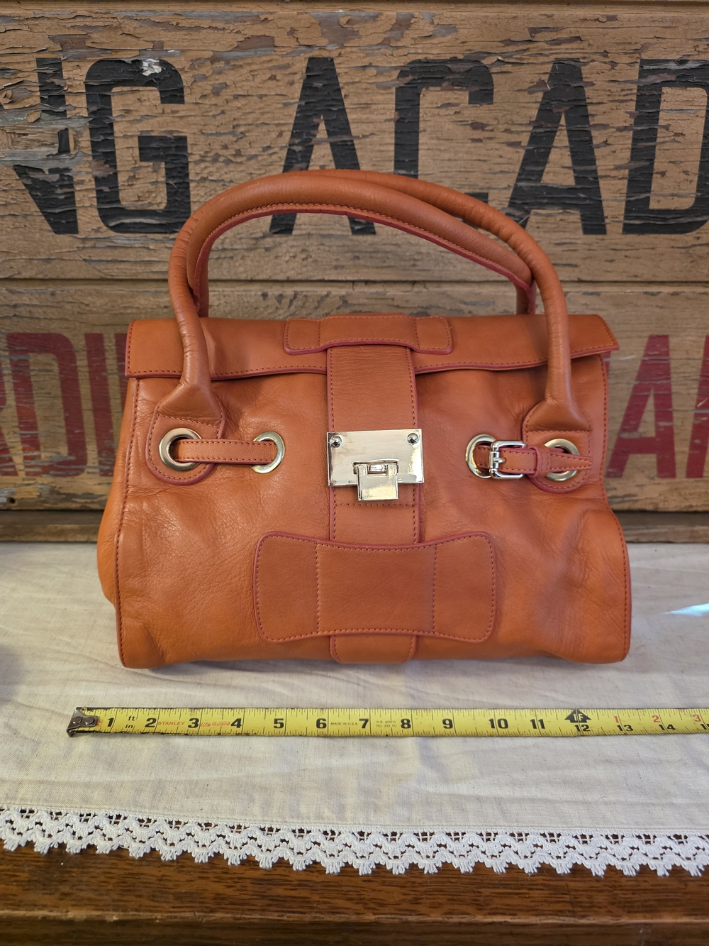 Alberta Di Canio Italian Leather Satchel